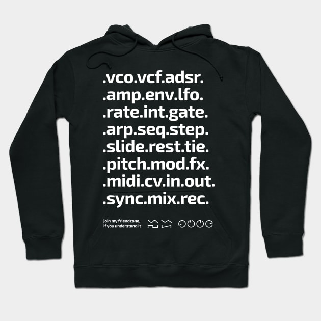 Settings 1.1 Hoodie by Synthshirt